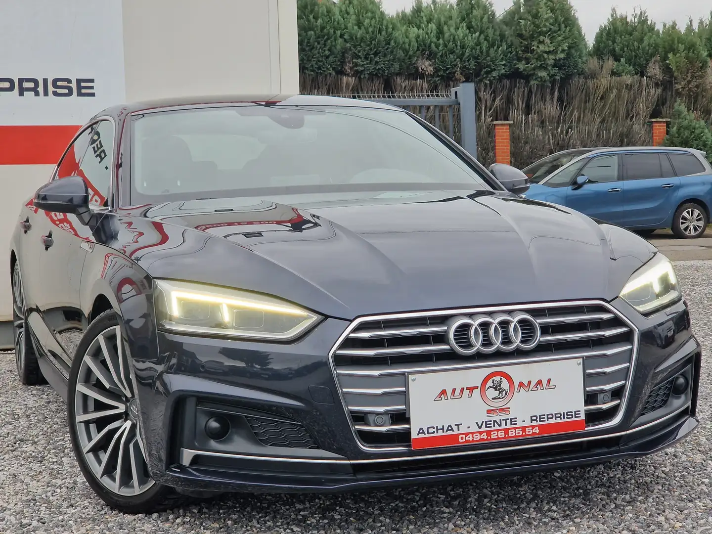 Audi A5 Sportback 1.4 TFSI S Line S tronic*XENON*GPS*CUIR Bleu - 2