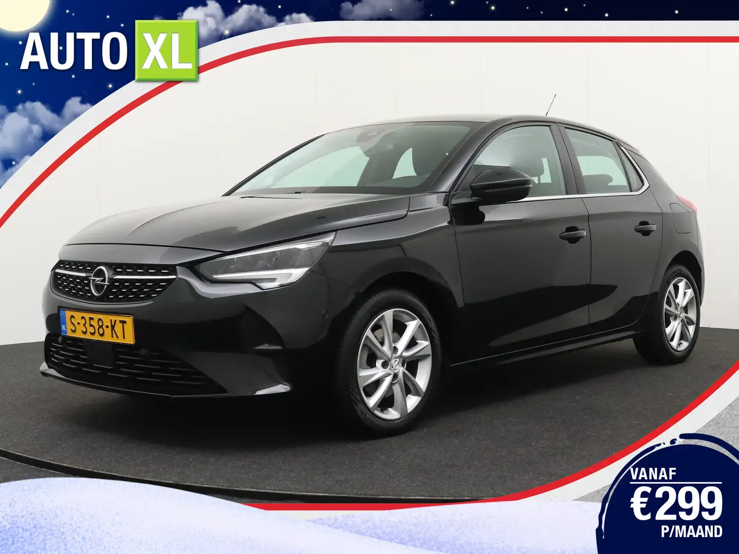 Opel Corsa 1.2T 100 PK Ultimate Carplay Camera LED Negro - 1