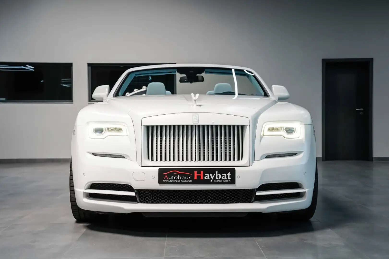 Rolls-Royce Dawn *Matt White* Charles Blue Leather* 22" Weiß - 2