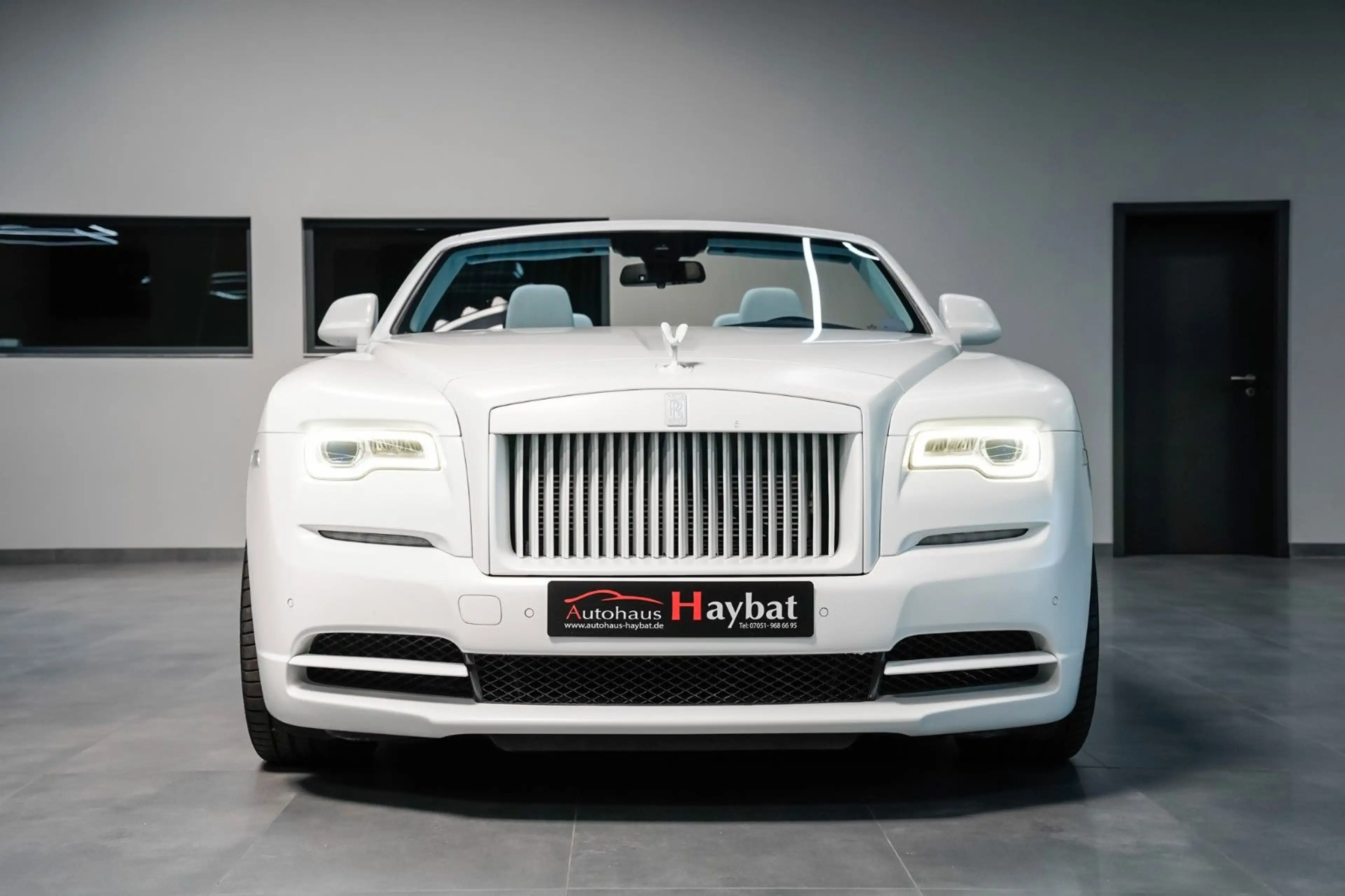 Rolls-Royce Dawn *Matt White* Charles Blue Leather* 22" — photo 2