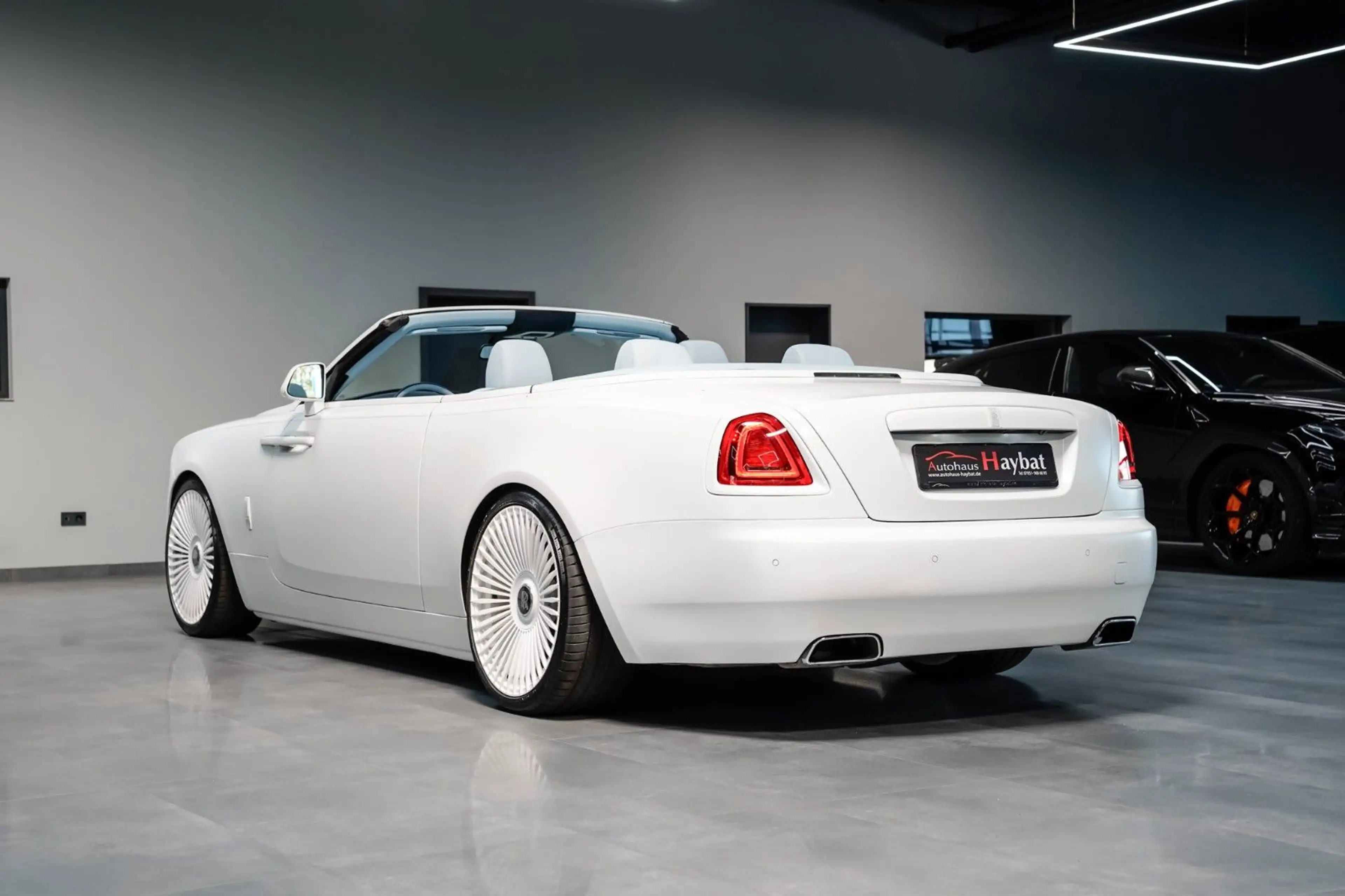 Rolls-Royce Dawn *Matt White* Charles Blue Leather* 22" — photo 8