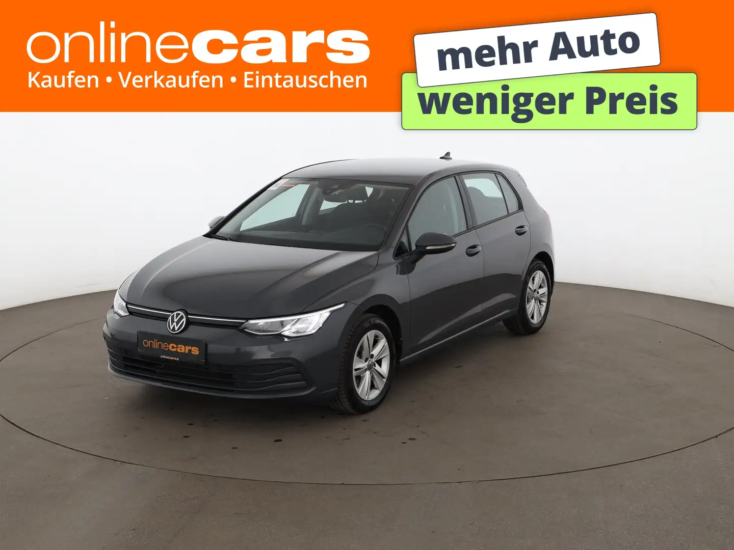 Volkswagen Golf VIII 2.0 TDI Life Aut LED RADAR NAVI SITZHZG Grau - 1