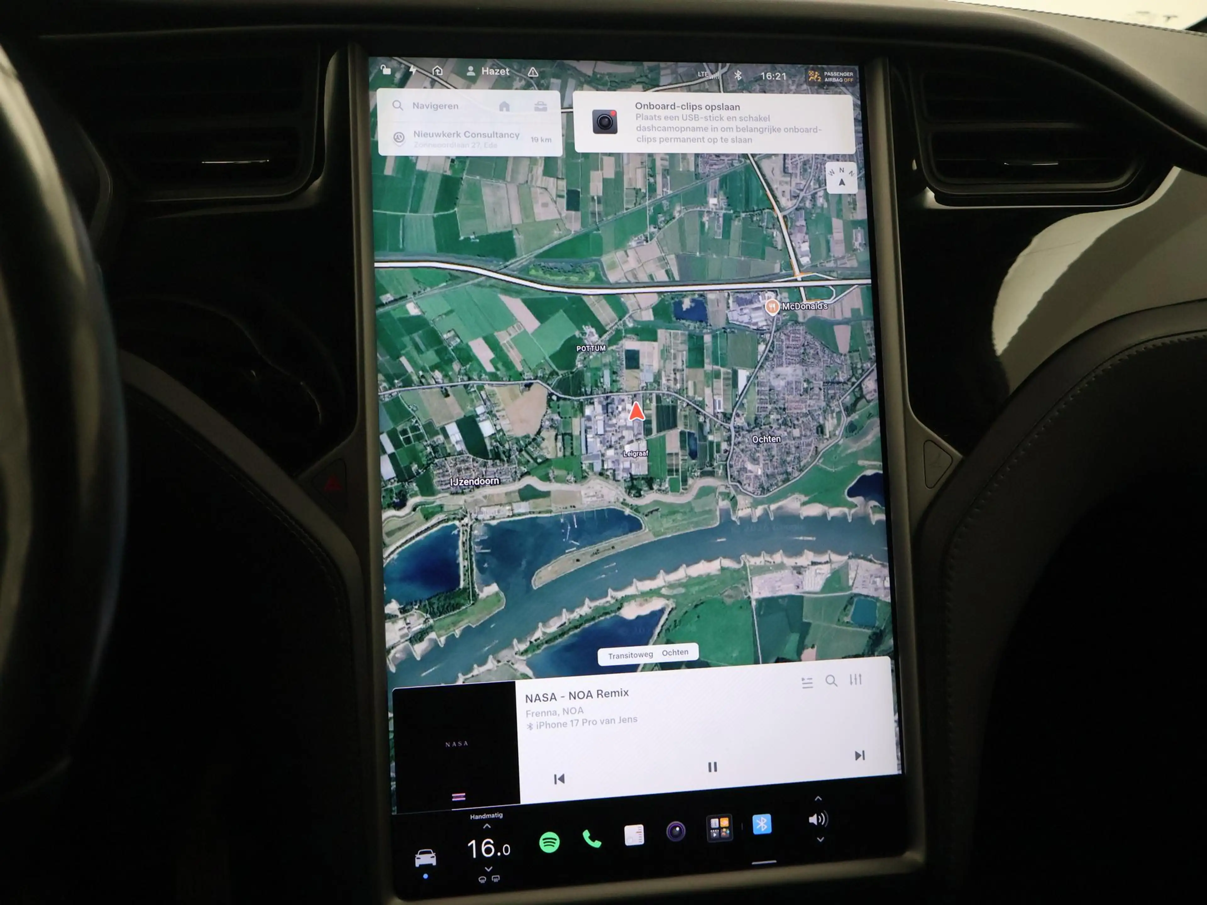 Tesla Model X 75D 333 PK BASE + TREKHAAK 2250 KG | STOELVERW. V+ — photo 6