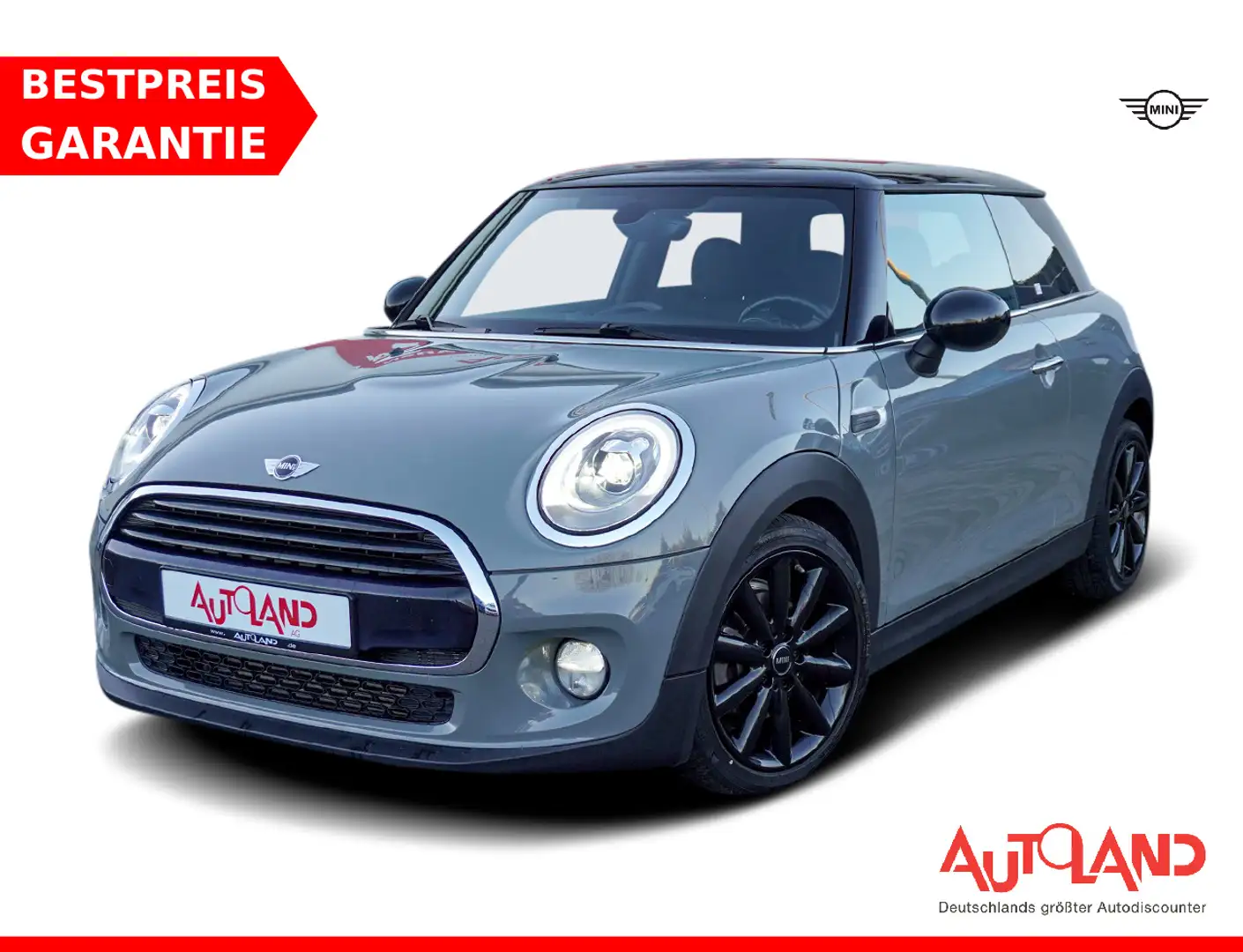 MINI Cooper Mini 1.5 Cooper LED Navi PDC Tempomat Teilleder Grau - 1