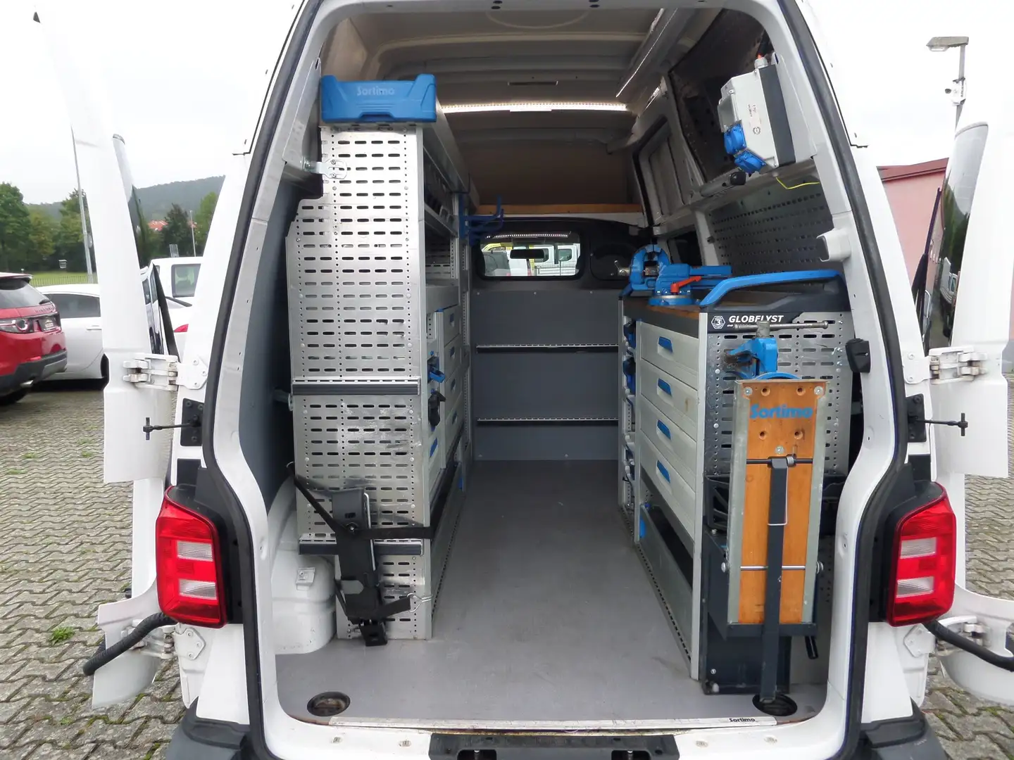 Volkswagen T6 Transporter Hochdach+Lang+Starkstrom+Sortimo+Navi+Cam+Standhzg Blanco - 1