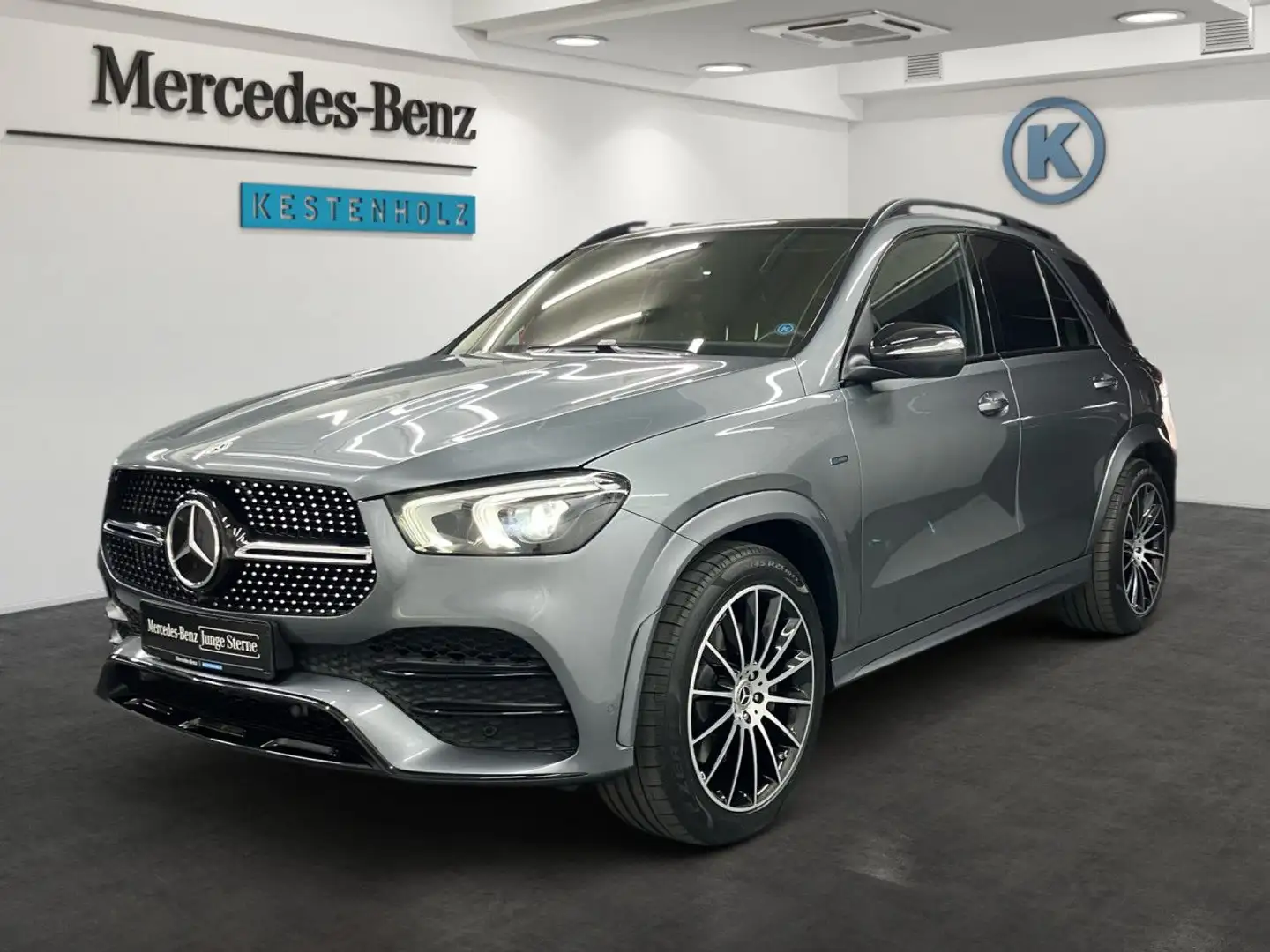 Mercedes-Benz GLE 350 de 4Matic AMG+NIGHT+AHK+MEMORY+PANO+360 Gris - 2