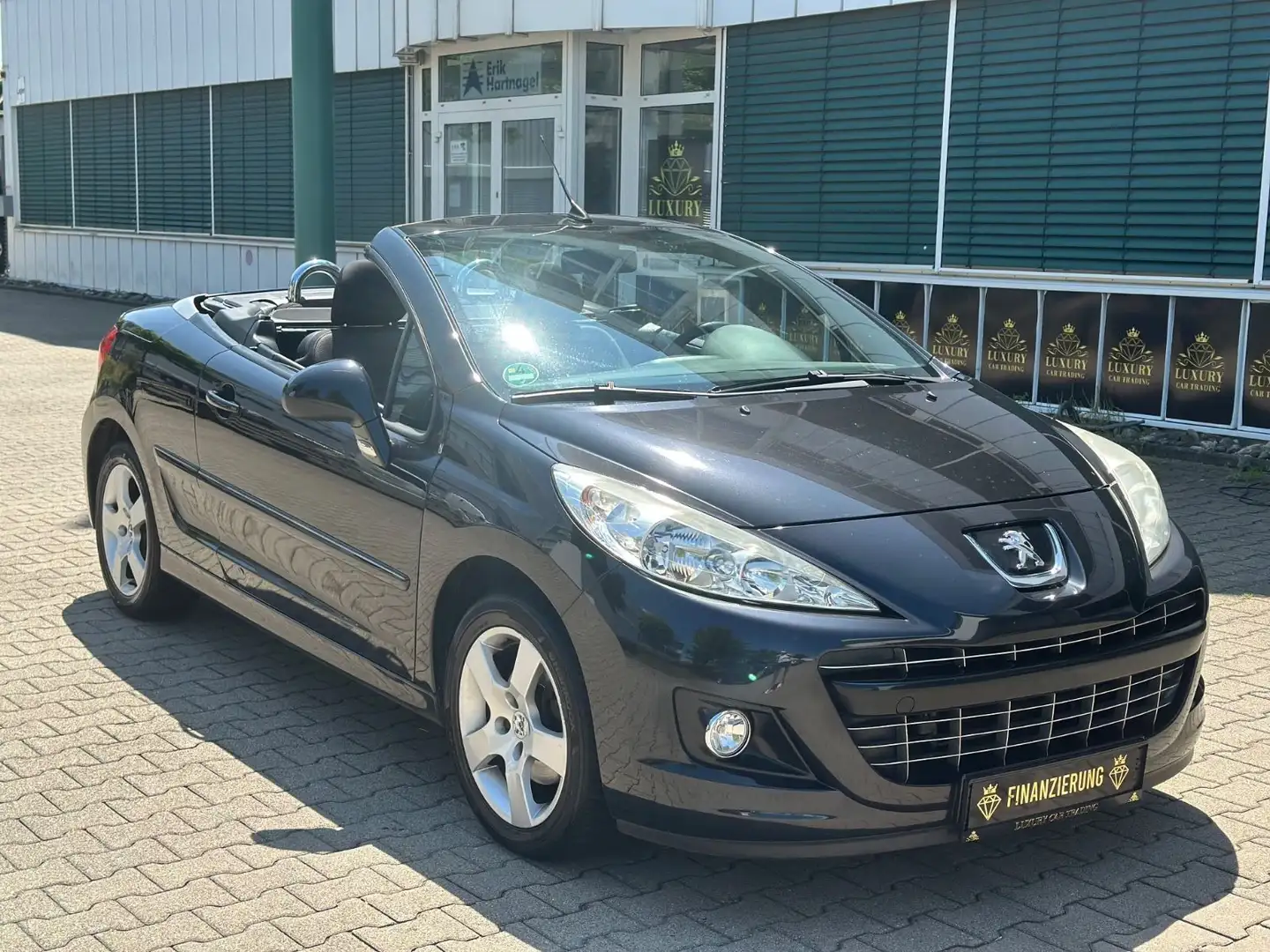 Peugeot 207 CC Cabrio Premium KLIMA TÜV & SERVICE NEU Schwarz - 1
