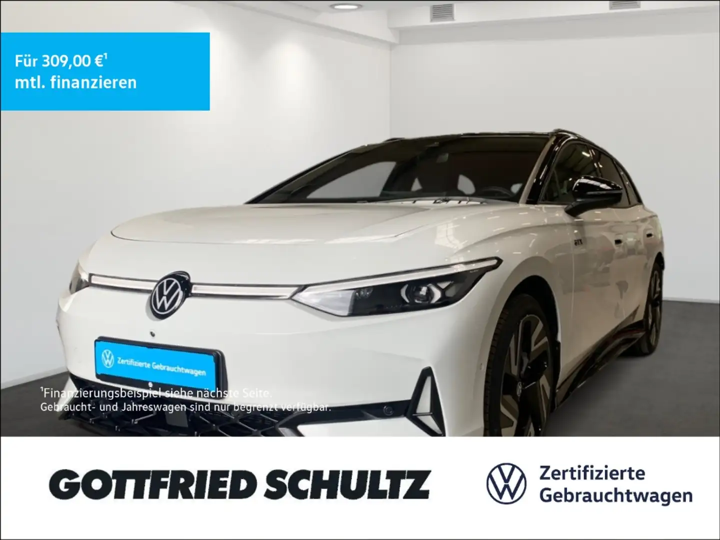 Volkswagen ID.7 Tourer GTX 86 kWh NAVI EINPARKHILFE ACC CARPLAY CC Weiß - 1