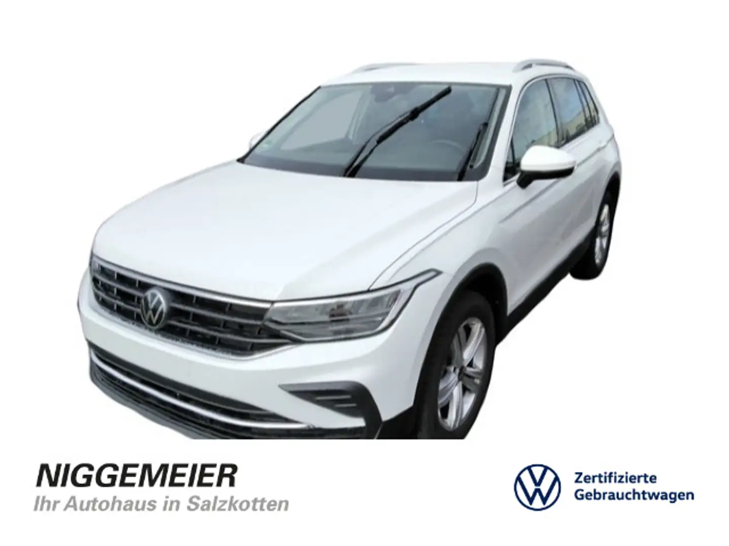 Volkswagen Tiguan 2.0TDI 4M DSG MOVE NAVI+LED+KAMERA+ACC+AH Weiß - 1