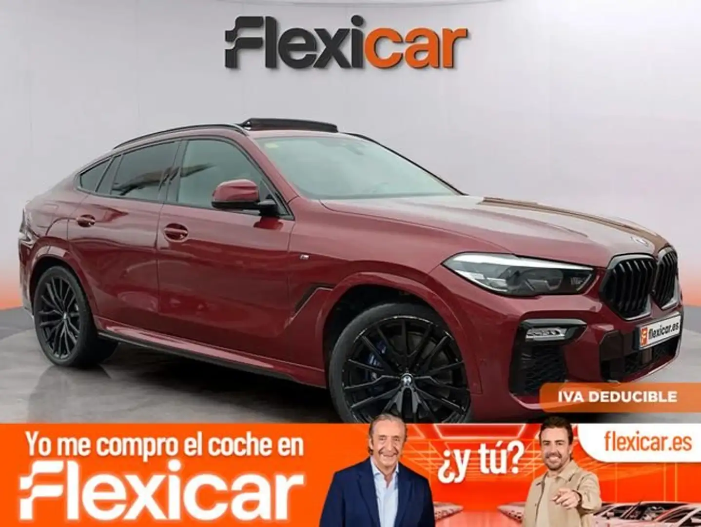 BMW X6 xDrive 30dA Rojo - 1