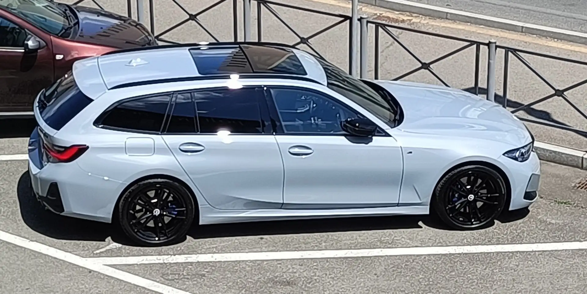 BMW 330 Serie 3 G21 LCI 2022 Touring 330xd Touring mhev 48 Grigio - 2