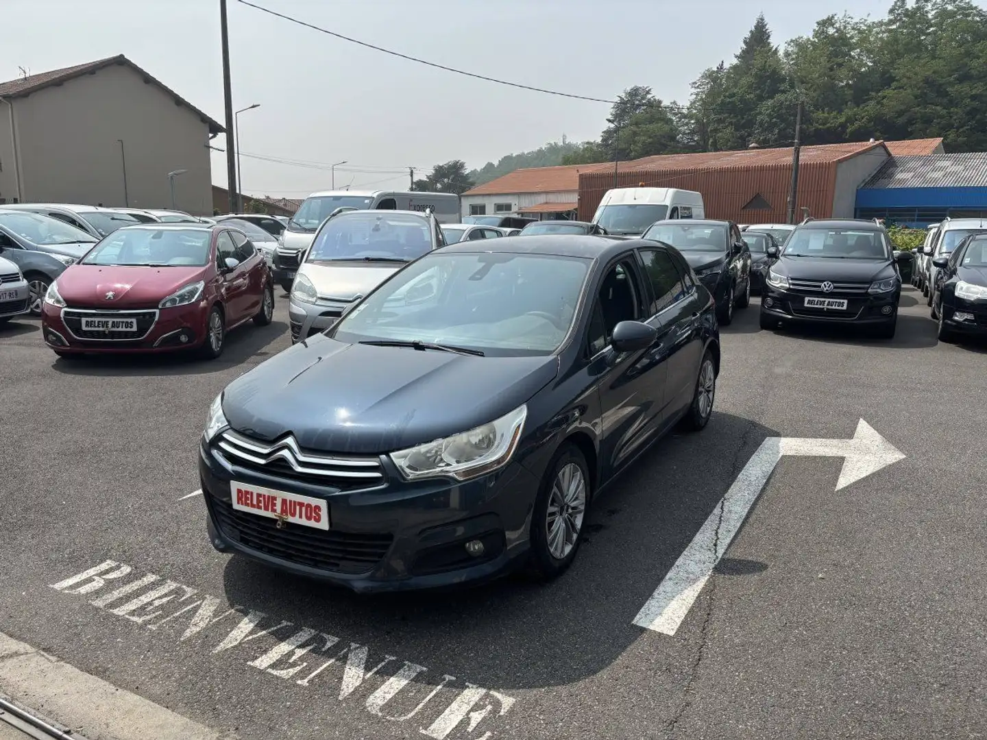 Citroen C4 Citroën II 1.6 HDi 90 FAP Confort Bleu - 2