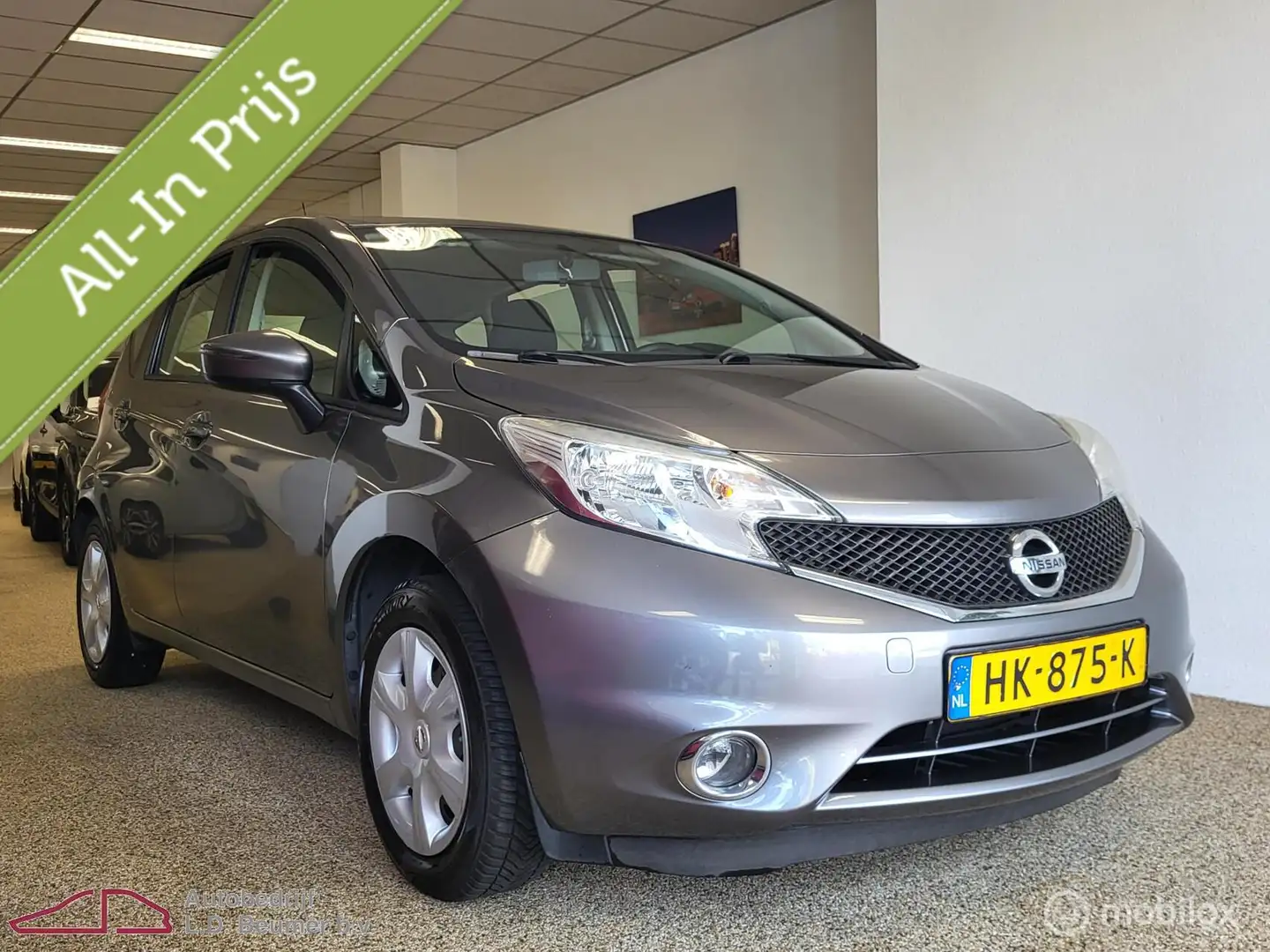 Nissan Note 1.2 Acenta *NL, CRUISE, RIJKLAARPRIJS!* Gris - 2