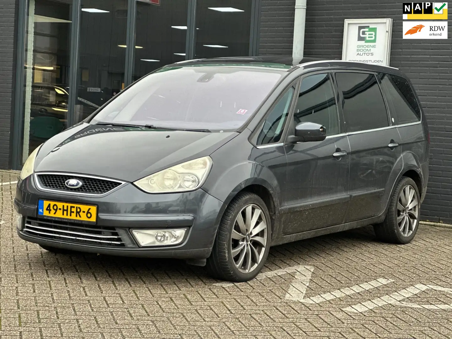 Ford Galaxy 2.3-16V Ghia/7-PERS/NAVI/AUTOMAAT/EXPORT PRIJS!! Gris - 1