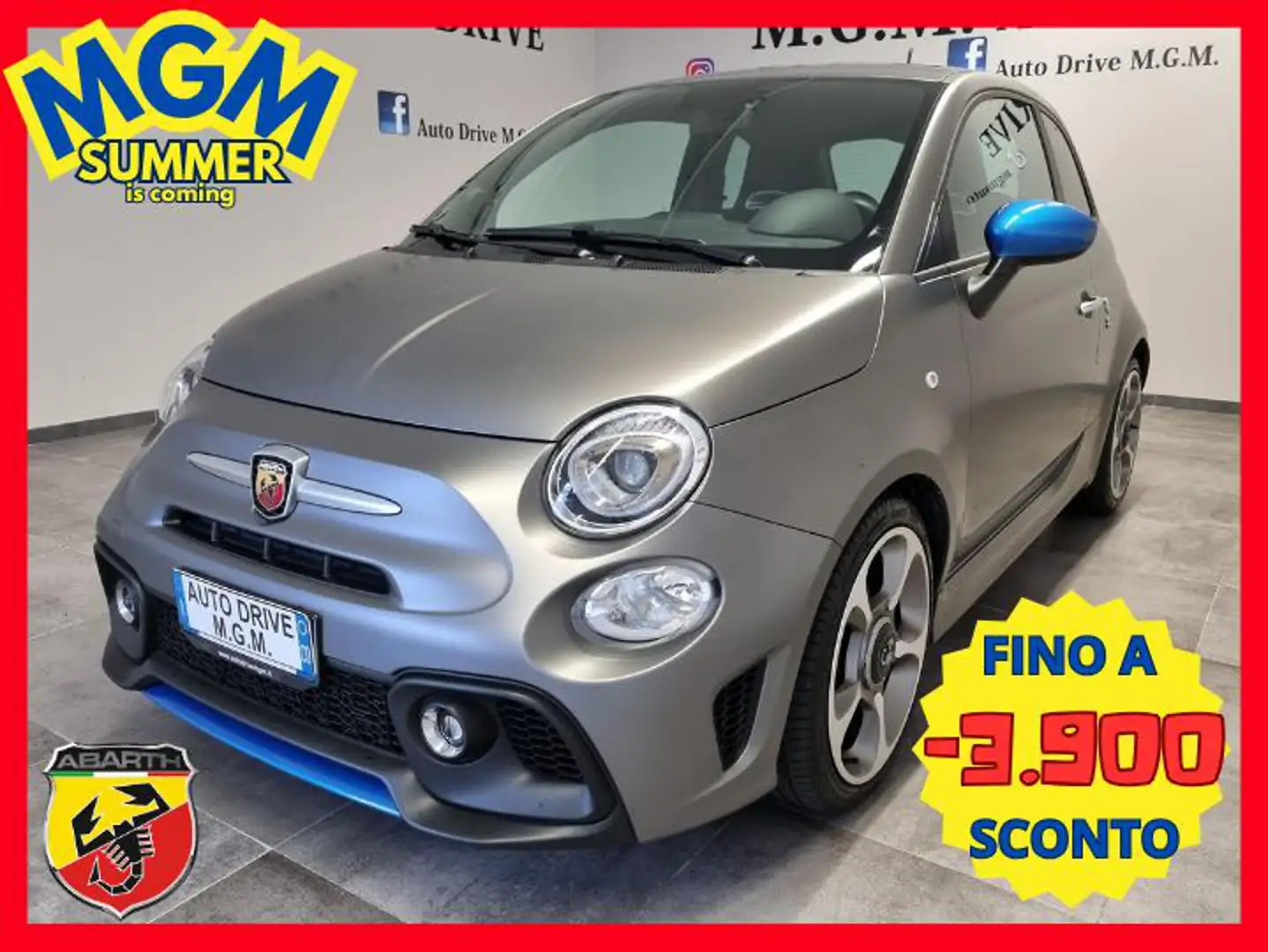 Abarth 595 1.4 Turbo T-Jet 165 CV F595 PISTA Grey - 1