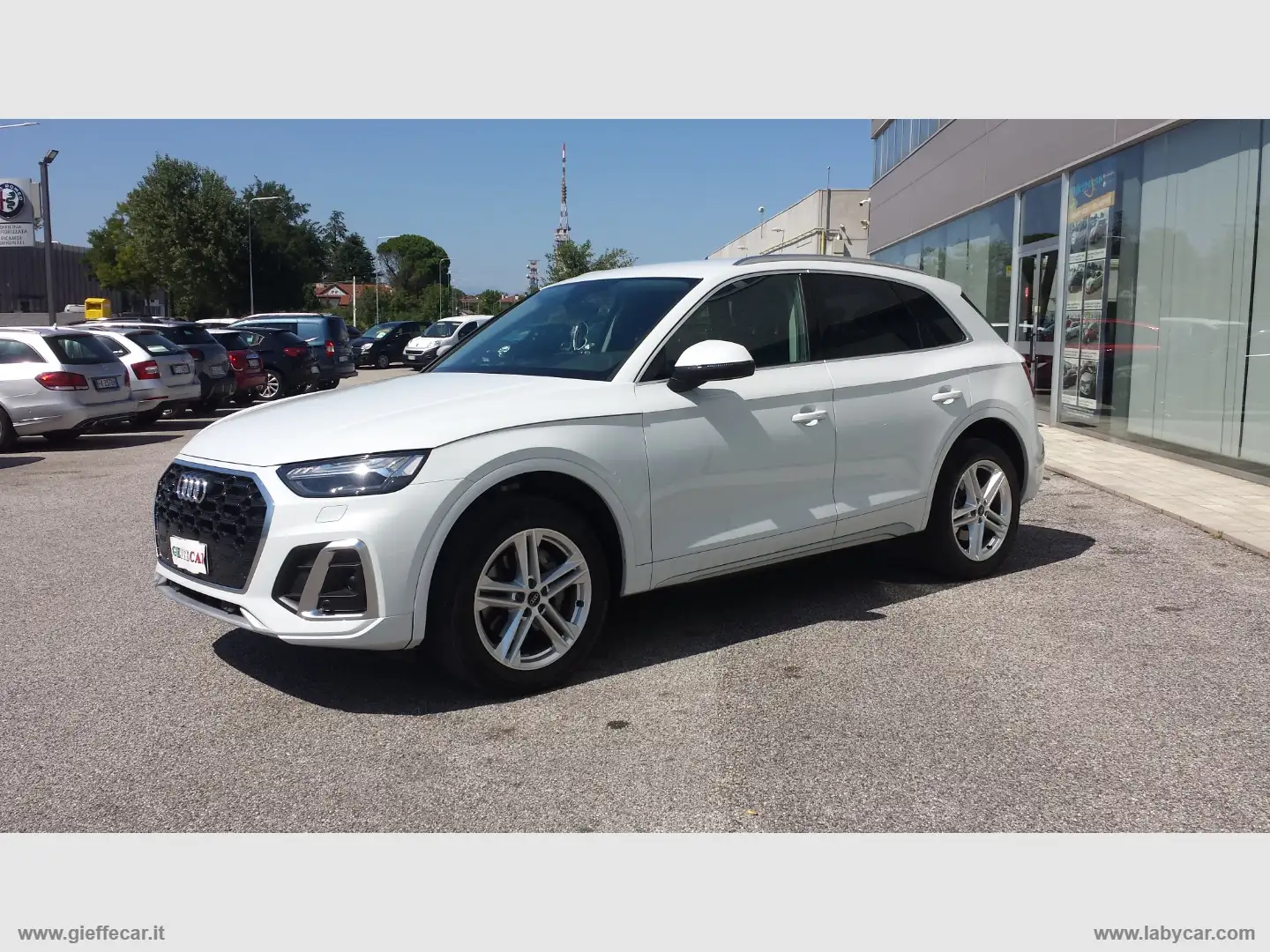 Audi Q5 40 TDI 204CV qu. S tr. S line plus Weiß - 2
