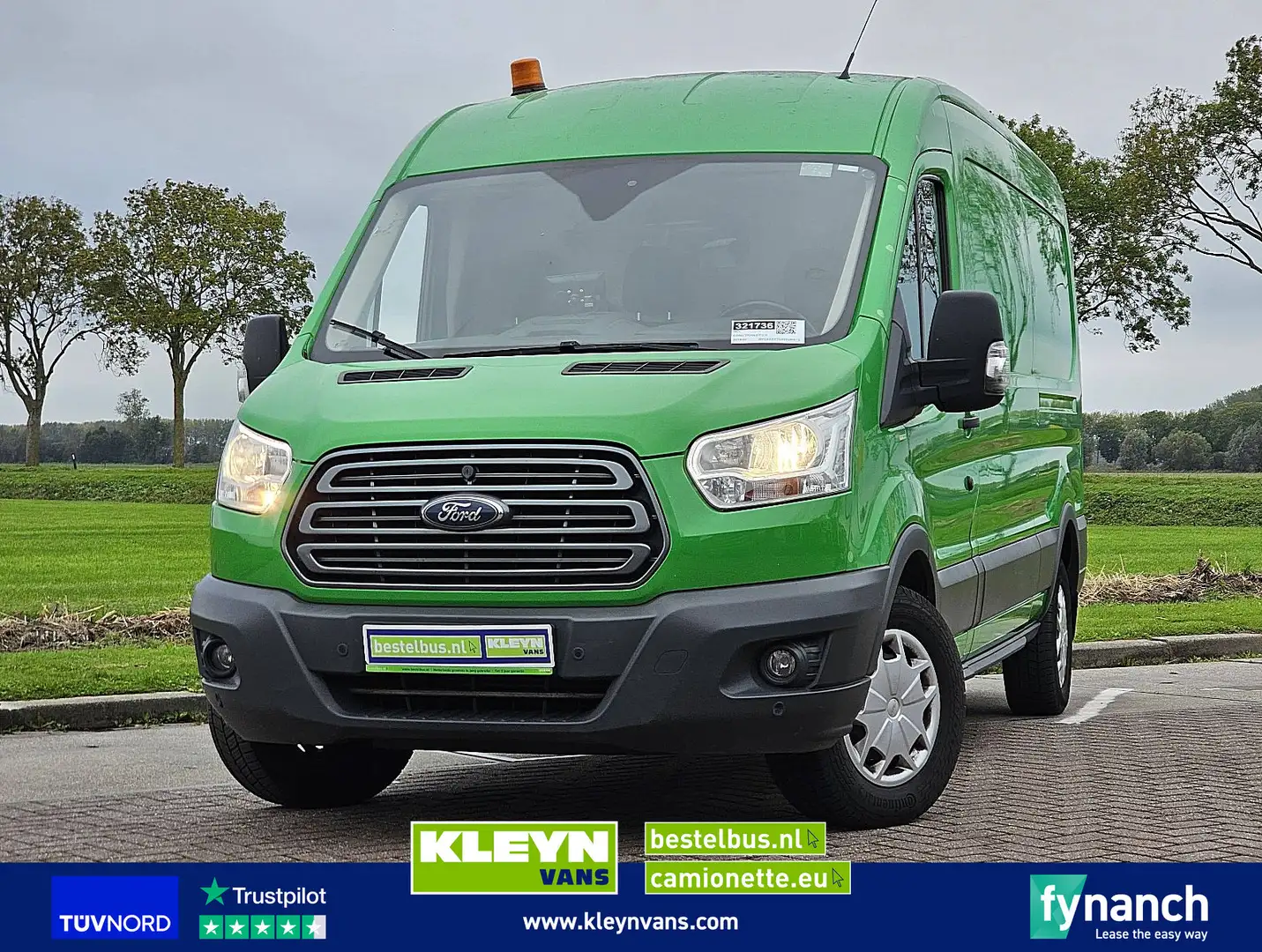 Ford Transit 2.0 L3H2 Navi Euro6 AC! Groen - 1