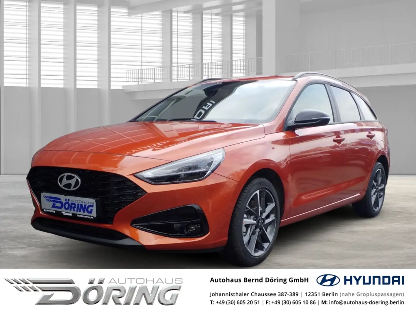 Hyundai i30 Kombi Advantage Automatik MY25 1.5 Turbo 140PS 48V Orange - 1