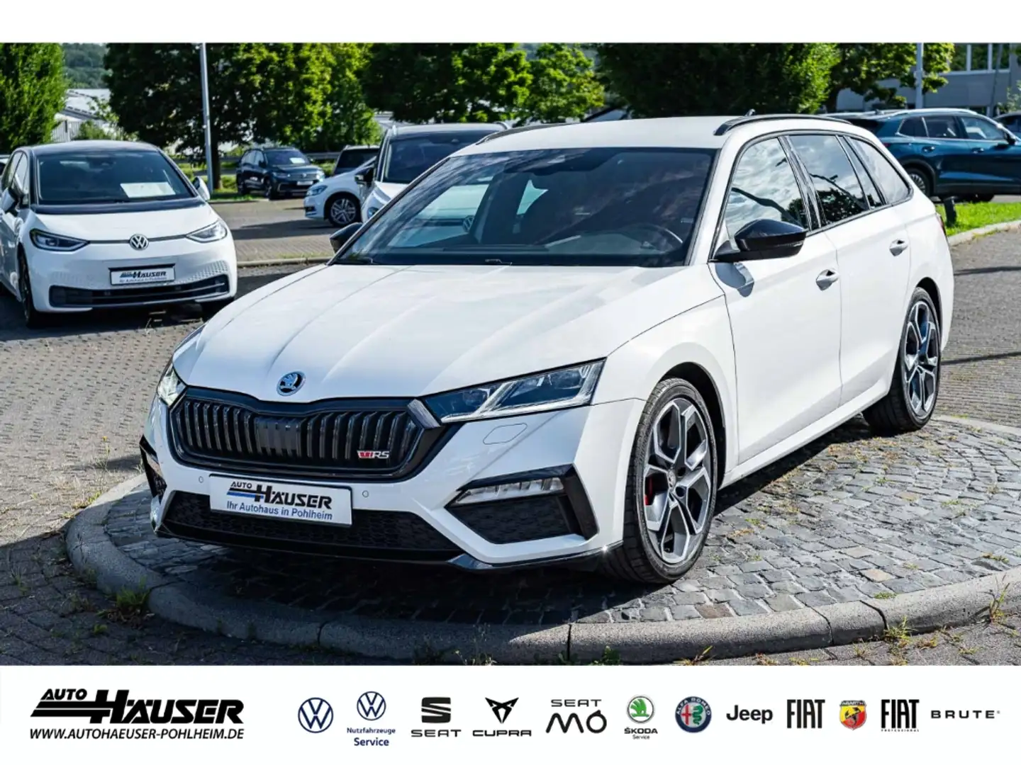 Skoda Octavia Combi RS 2.0 TSI DSG TEMPOMAT PDC LED SMART-LINK S Weiß - 1