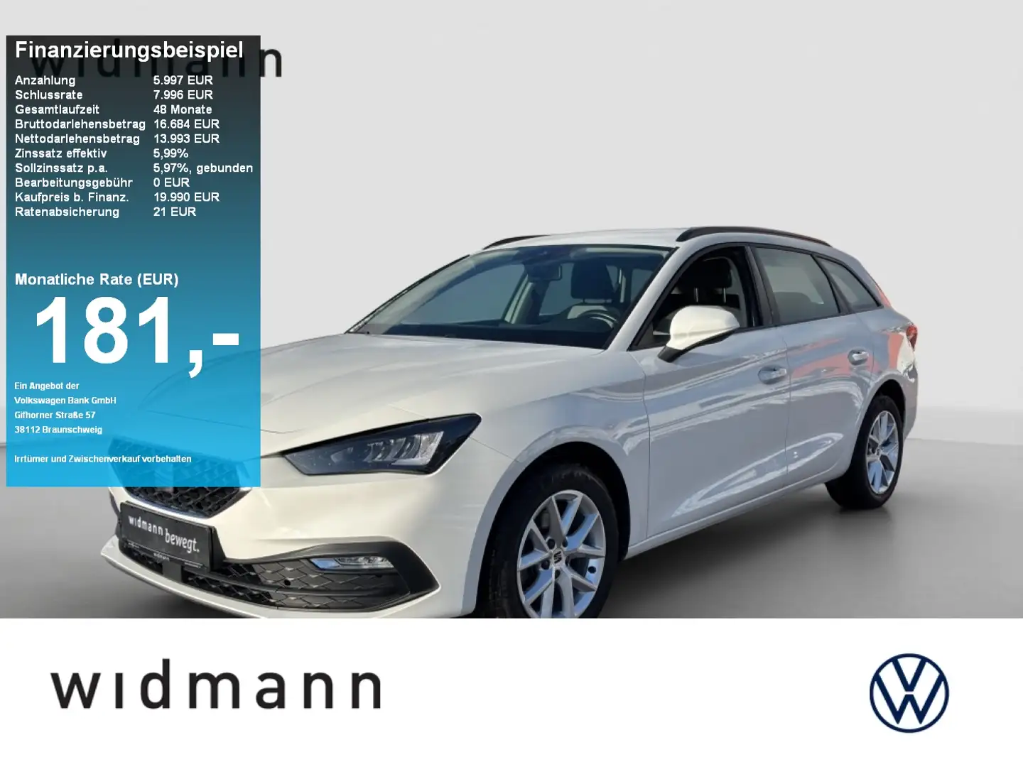 SEAT Leon SP Style 1.5 eTSI 150 PS DSG Weiß - 1