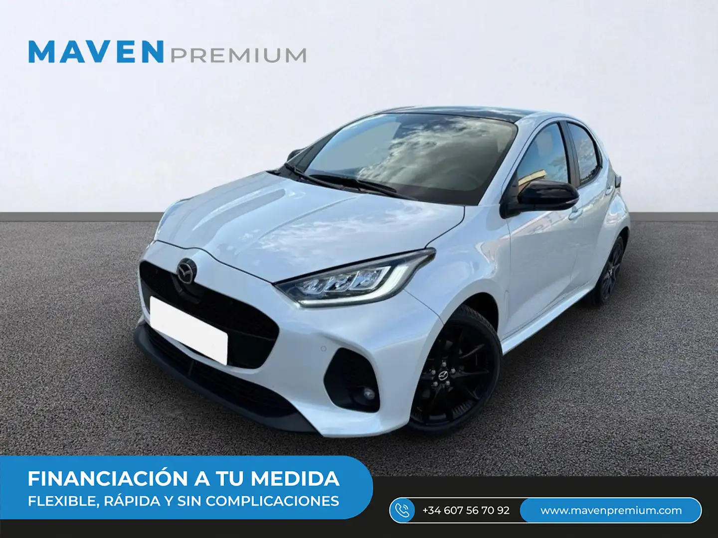 Mazda 2 Hybrid 1.5 Homura Plus CVT 85kW Blanco - 1