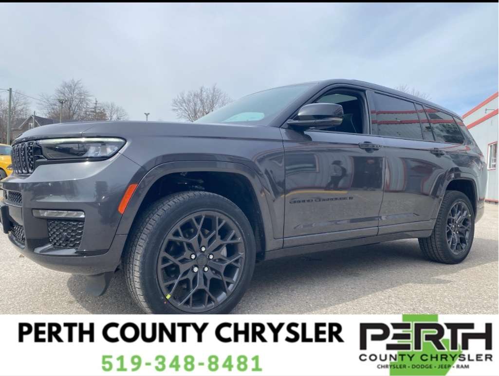 Gray 2025 Jeep Grand Cherokee L SUV / Crossover Four-Wheel Drive 8-Speed Automatic
