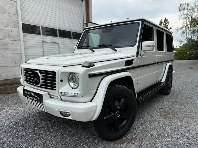 Mercedes-Benz G 350 Designo Edition Pearl White / Red In Full