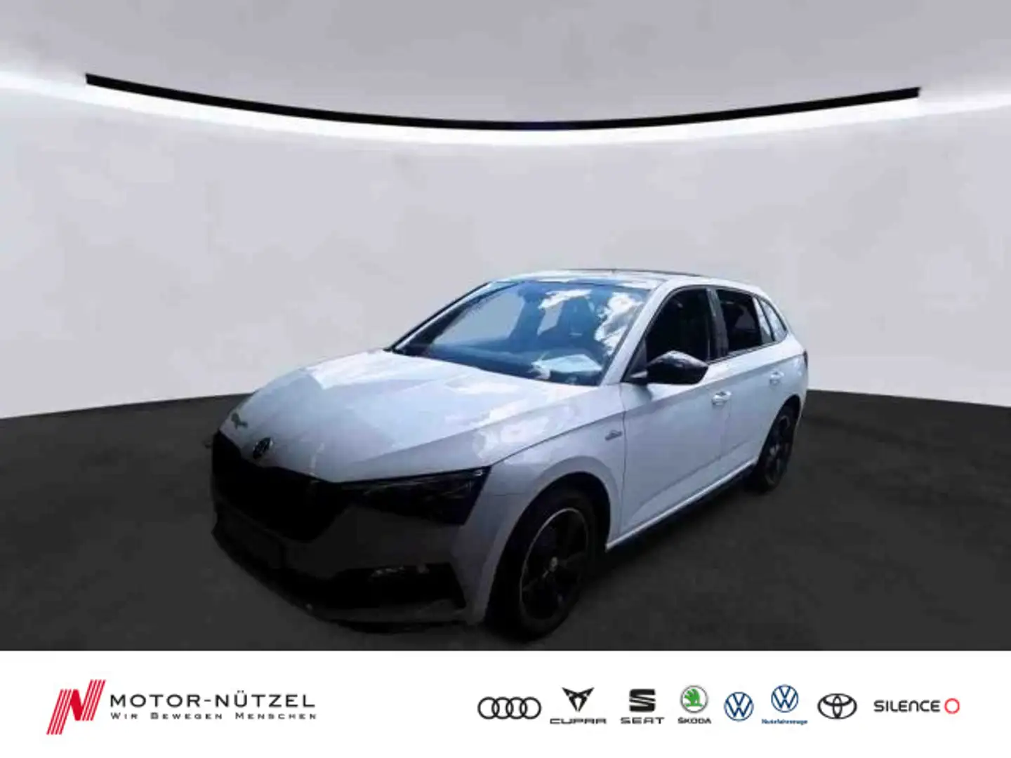 Skoda Scala 1.0 TSI MONTE CARLO LED+APP+SHZ+AHK+PANO Alb - 1