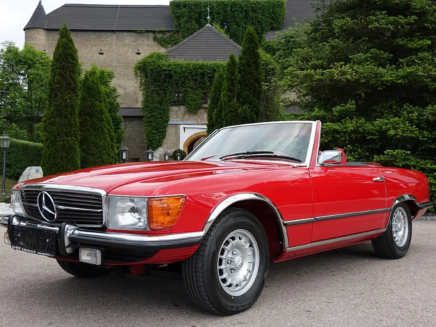 Mercedes-Benz SL 450 Cabrio Wir haben wir 36.000 investiert. Typisiert Roşu - 1