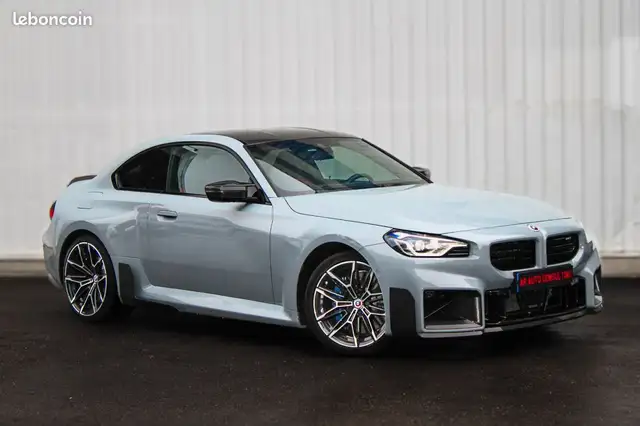 BMW M2 Coupé 3.0 460Ch Garantie constructeur 06-26 Pack Performance Brooklyngrau Toit carbone Harman Kardon Led adaptatifs Hud