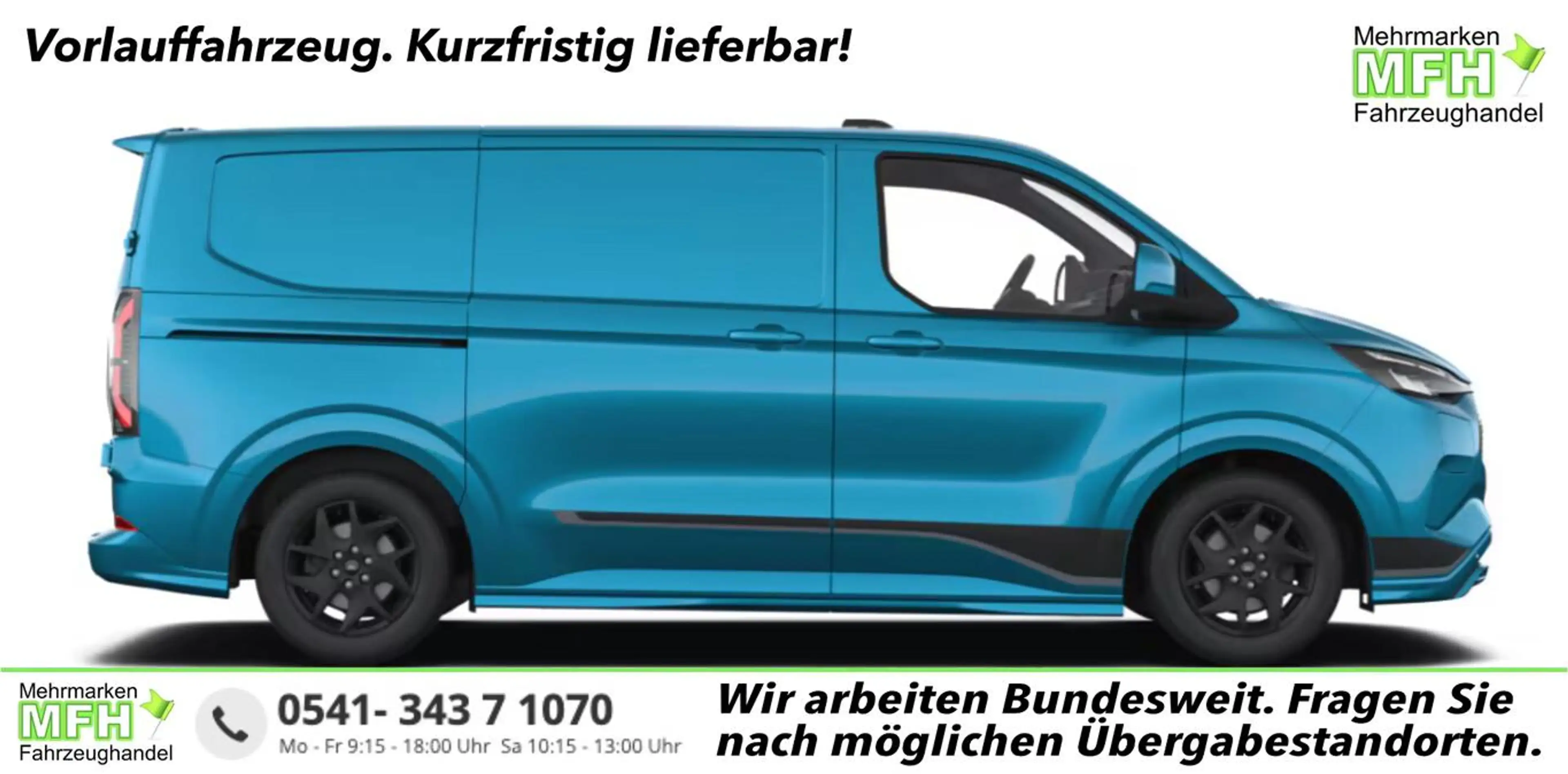 Ford E-Transit Custom Sport 71kWh L1 ProPower AHK LED 160 kW (...
