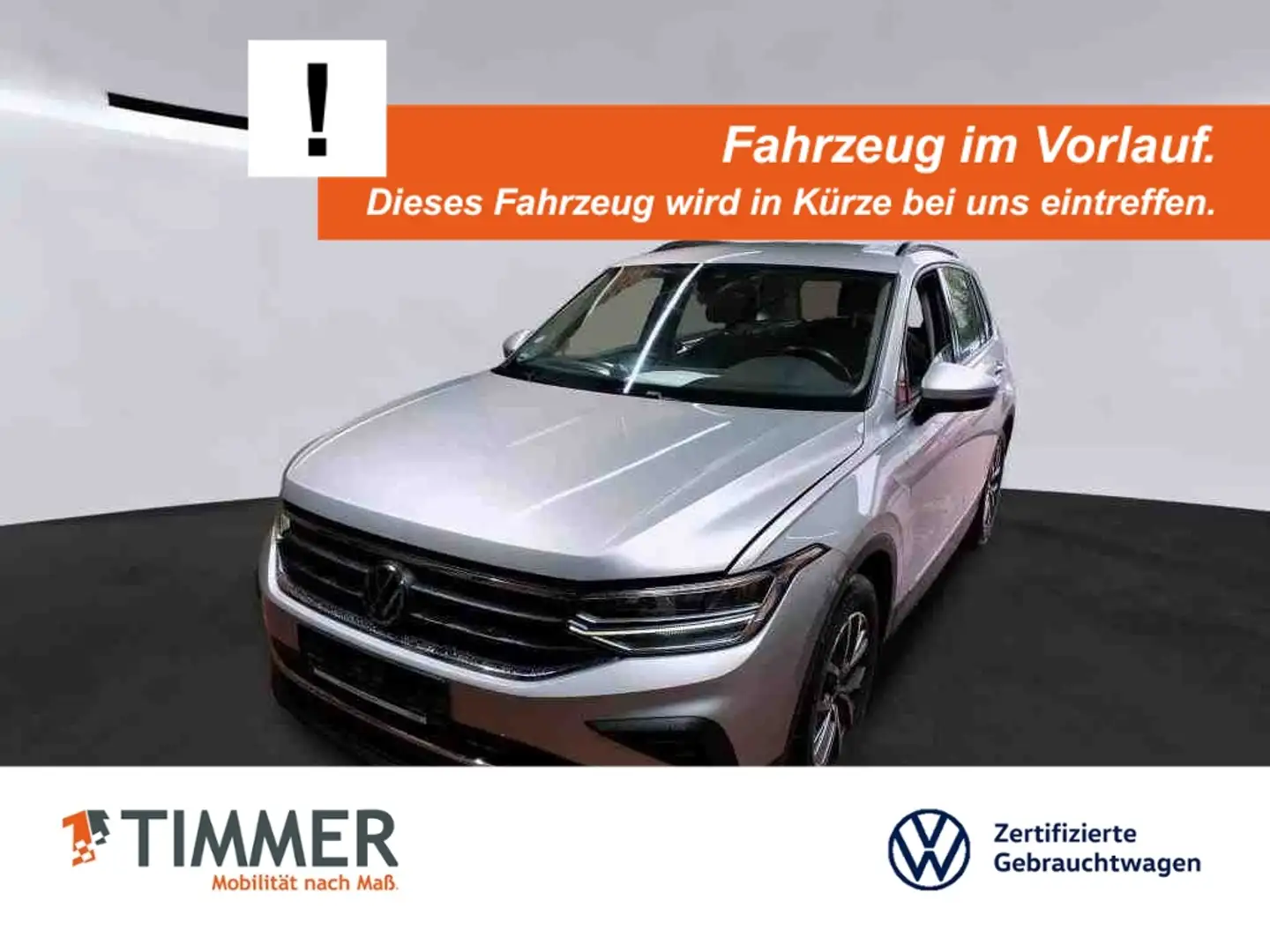Volkswagen Tiguan 2.0 TDI DSG LIFE *AHK *LED *ACC *RKAM *NAVI *17" Silber - 1