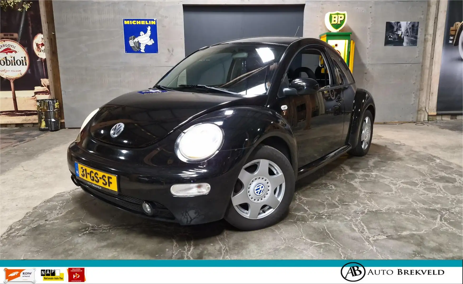 Volkswagen New Beetle 1.8-5V Turbo Highline 150PK | Airco | LMV | NAP Noir - 1