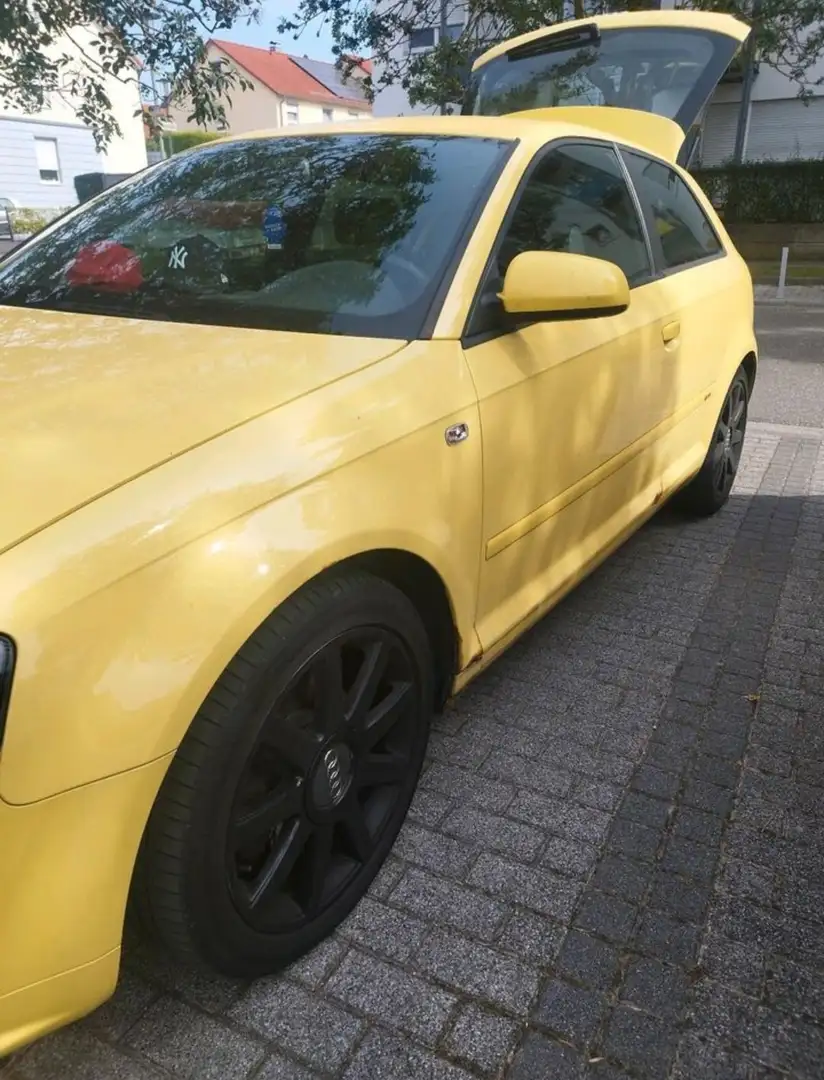 Audi A3 A3 2.0 TFSI quattro S Line Sportpaket plus Sarı - 2