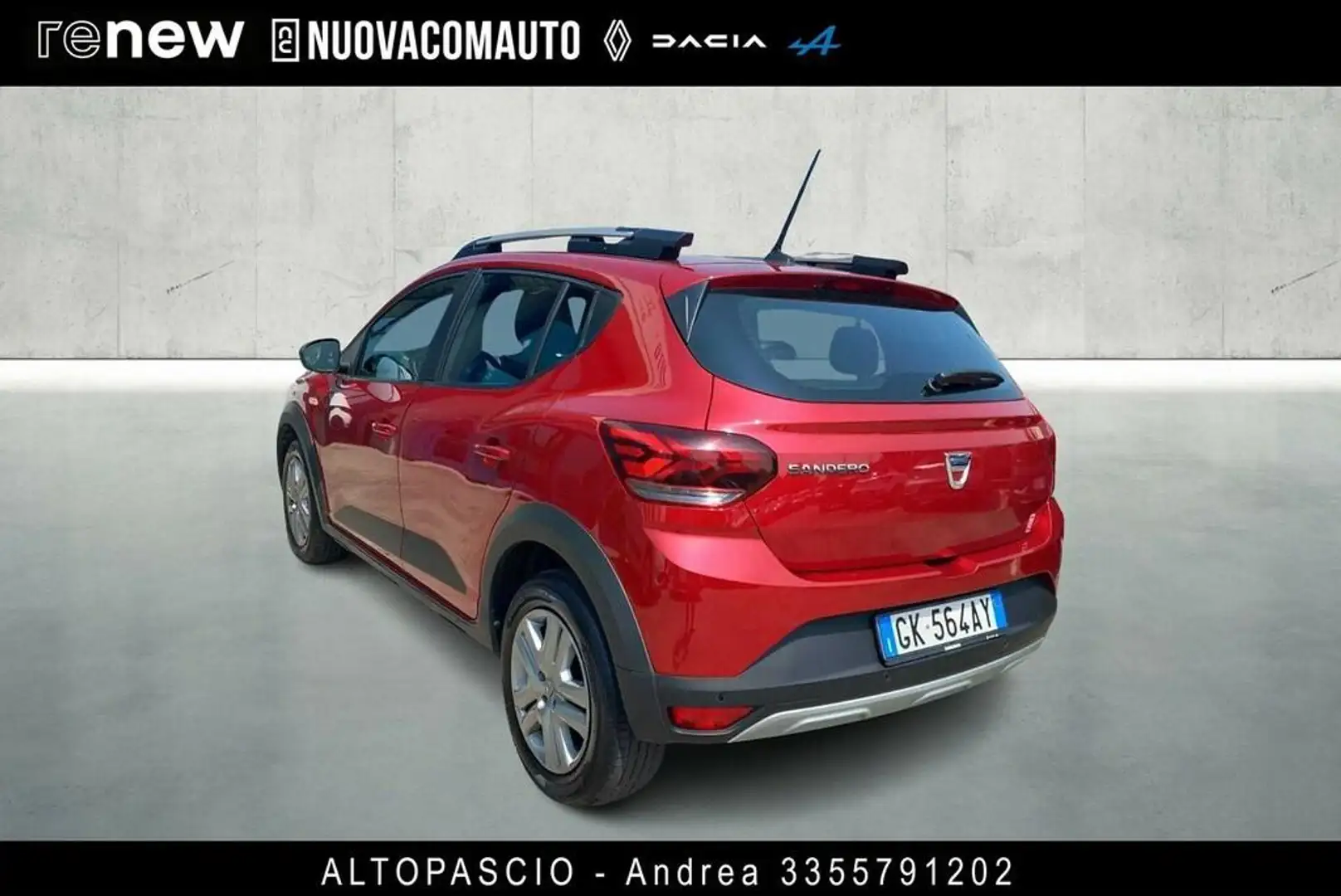 Dacia Sandero Stepway 1.0 tce Comfort Eco-g 100cv Rosso - 2