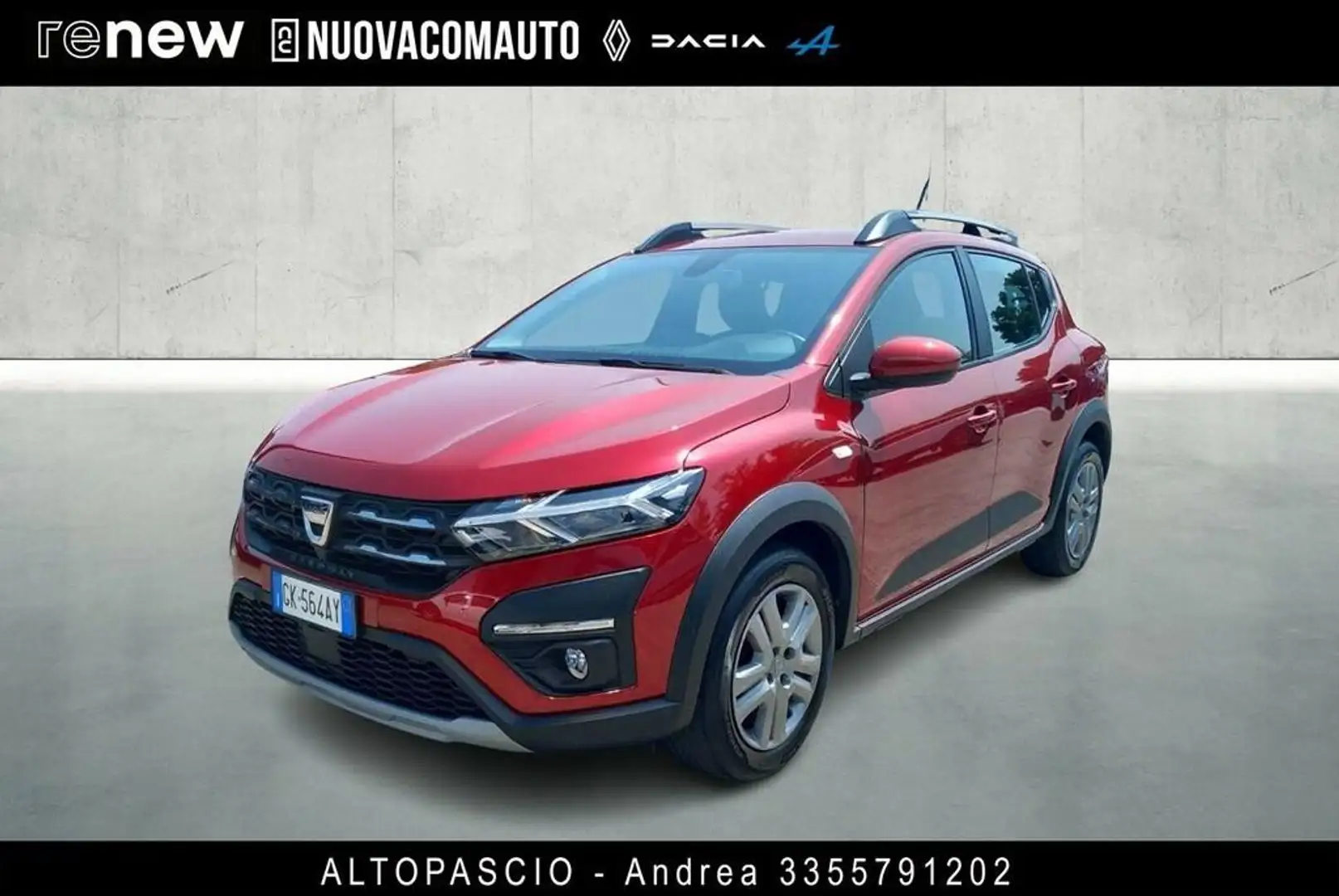 Dacia Sandero Stepway 1.0 tce Comfort Eco-g 100cv Rosso - 1