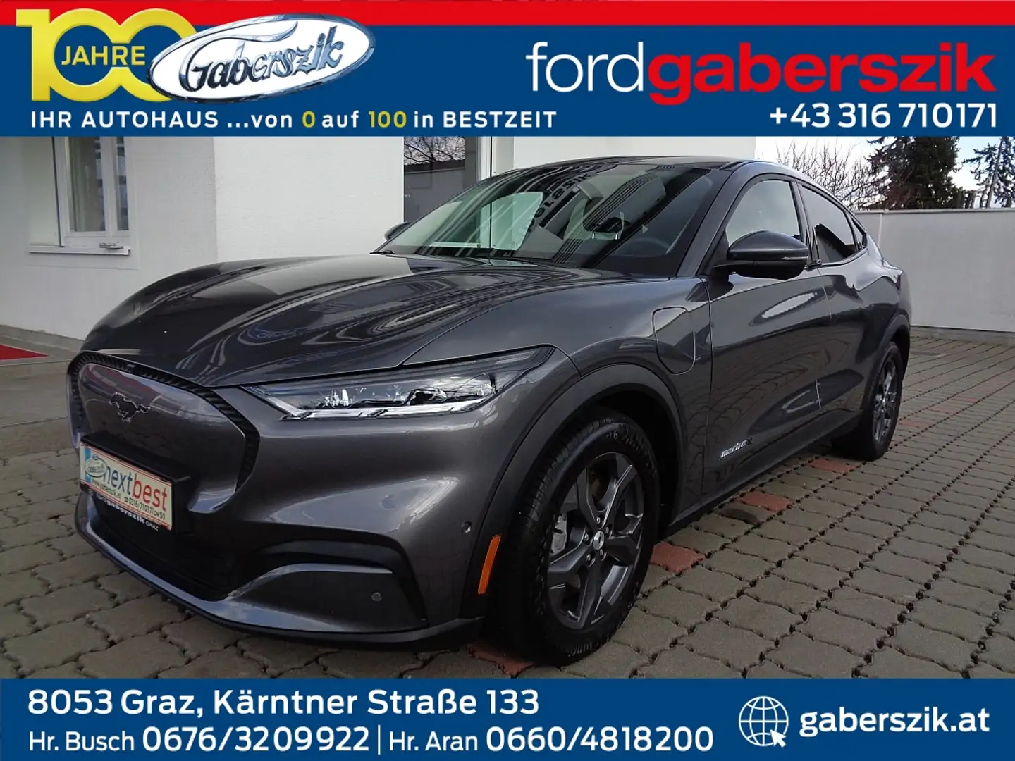 Ford Mustang Mach-E Elektro Extended Range Grau - 1
