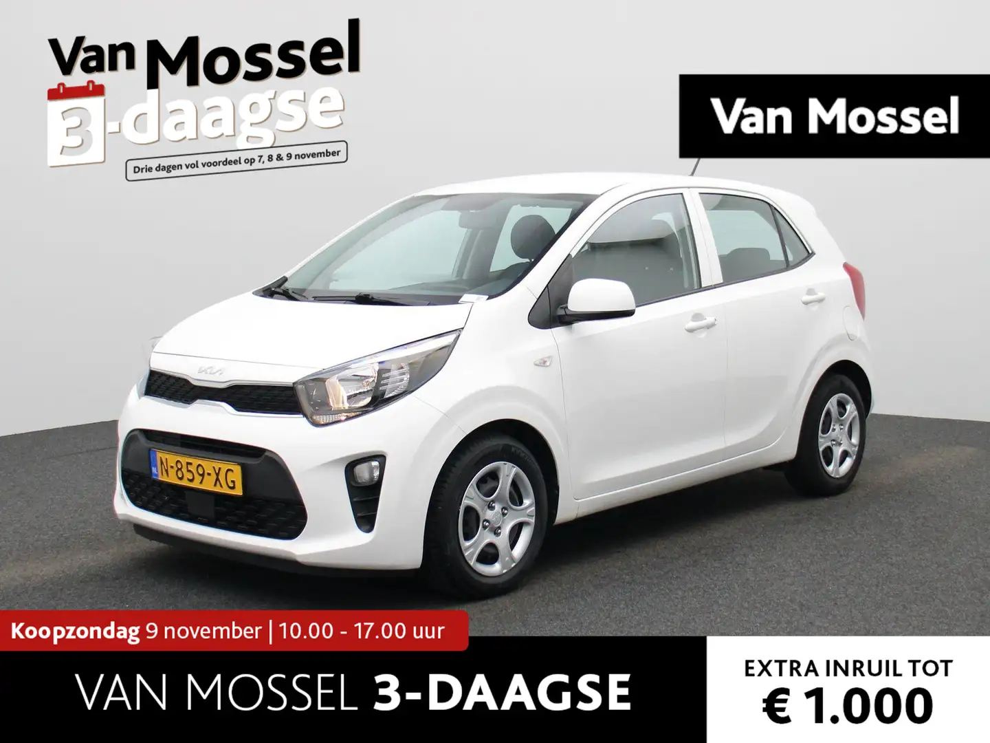 Kia Picanto 1.0 DPi ComfortLine | Airco | Cruise Controle | DA Blanc - 1