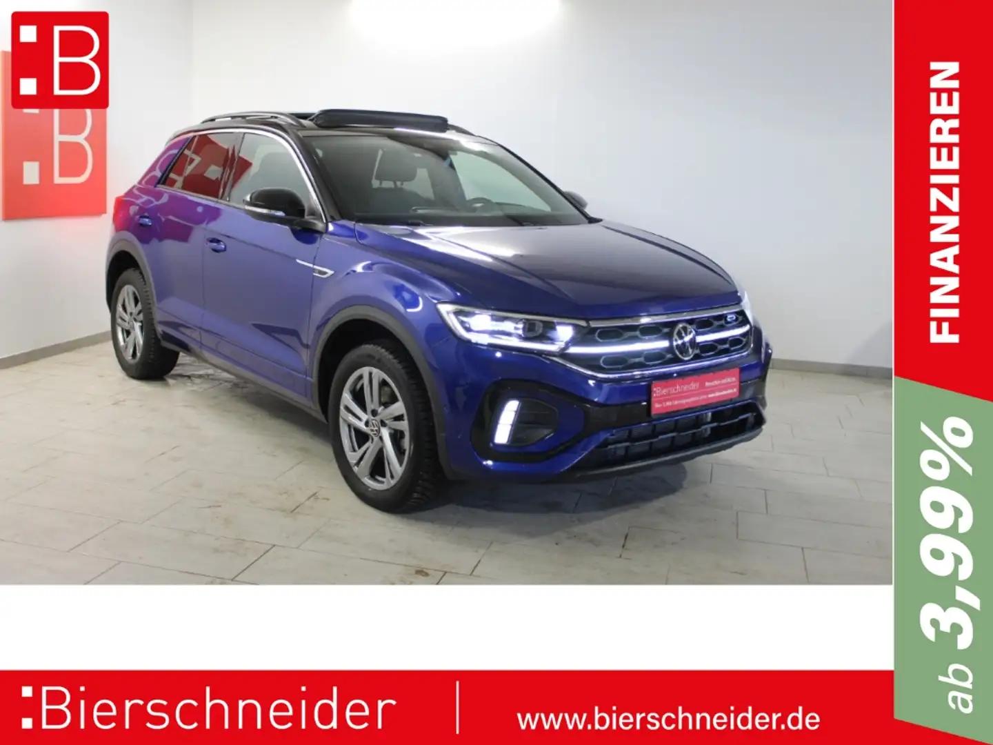 Volkswagen T-Roc 2.0 TDI DSG 2x R-Line 17 PANO STAND Blau - 1