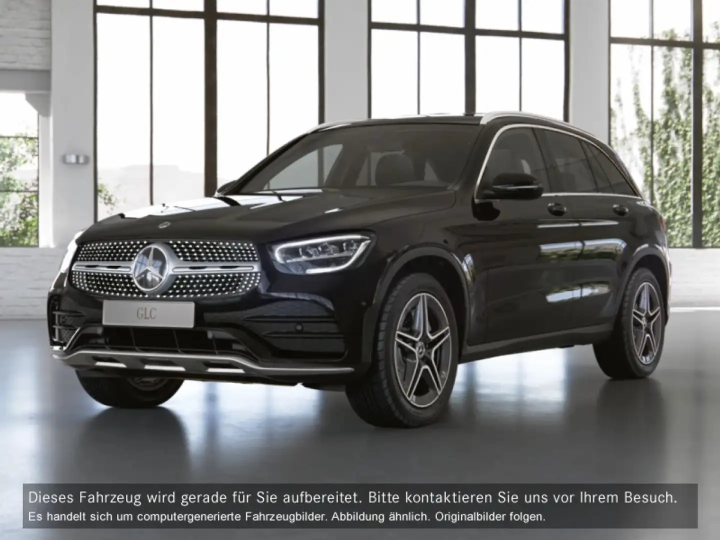 Mercedes-Benz GLC 220 d 4M AMG LED AHK Kamera Klimaautom 9G Temp Schwarz - 2
