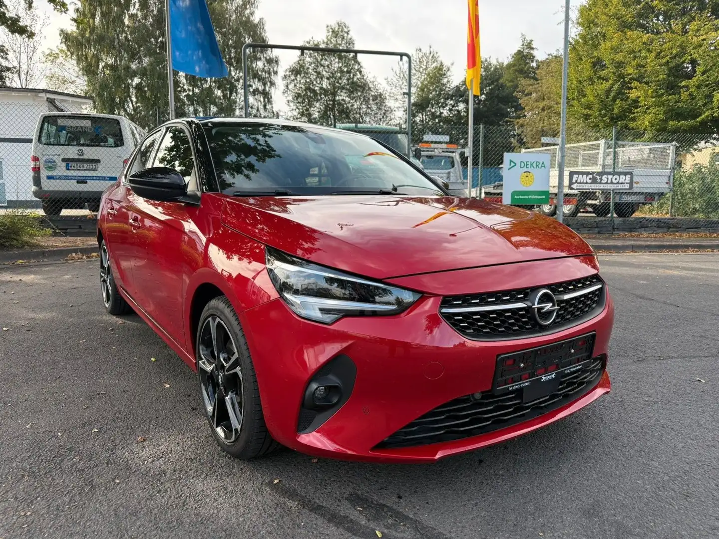 Opel Corsa F Elegance*ServiceVOLL*TÜV*8FACH* Rot - 1