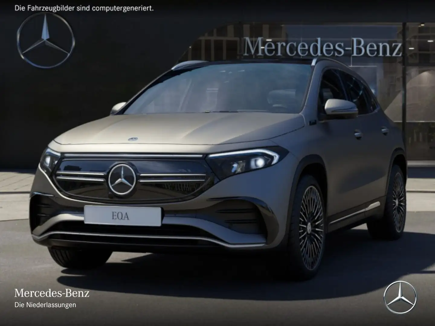 Mercedes-Benz EQA 350 4M AMG+20"+PLUS-PAKET+PANO+360+MEMORY+HUD Grau - 2