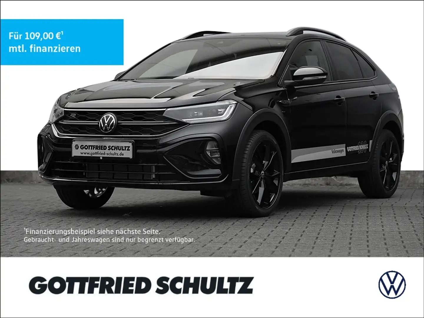 Volkswagen Taigo 1.0 TSI R-Line LED KAMERA SHZ PDC LM Zwart - 1