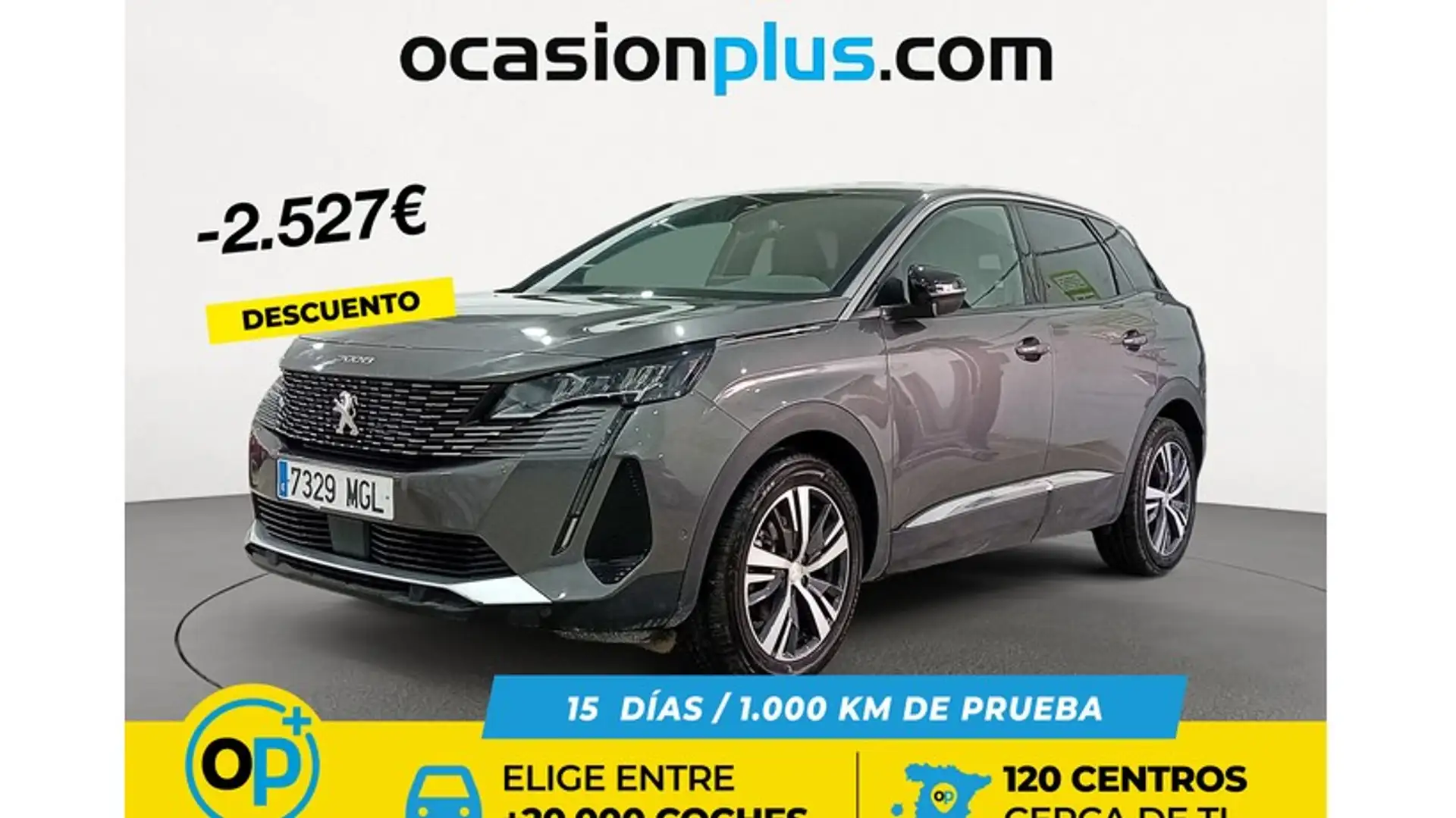 Peugeot 3008 1.2 S&S PureTech Allure Pack 130 Silber - 1