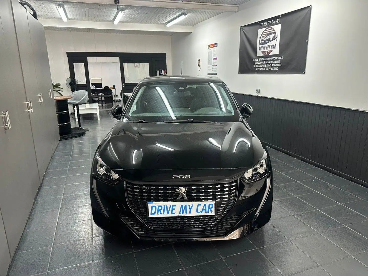 Peugeot 208 1.2 PureTech 100 Ch Allure - BOITE AUTOMATIQUE Schwarz - 2