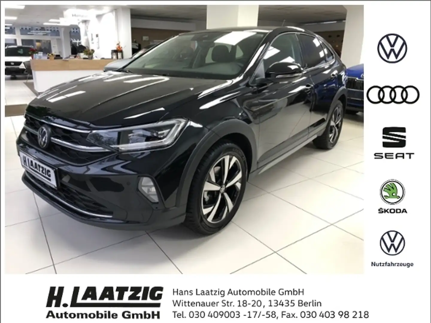 Volkswagen Taigo Style 1.0 TSI DSG Navi Pano IQ.Drive Schwarz - 1