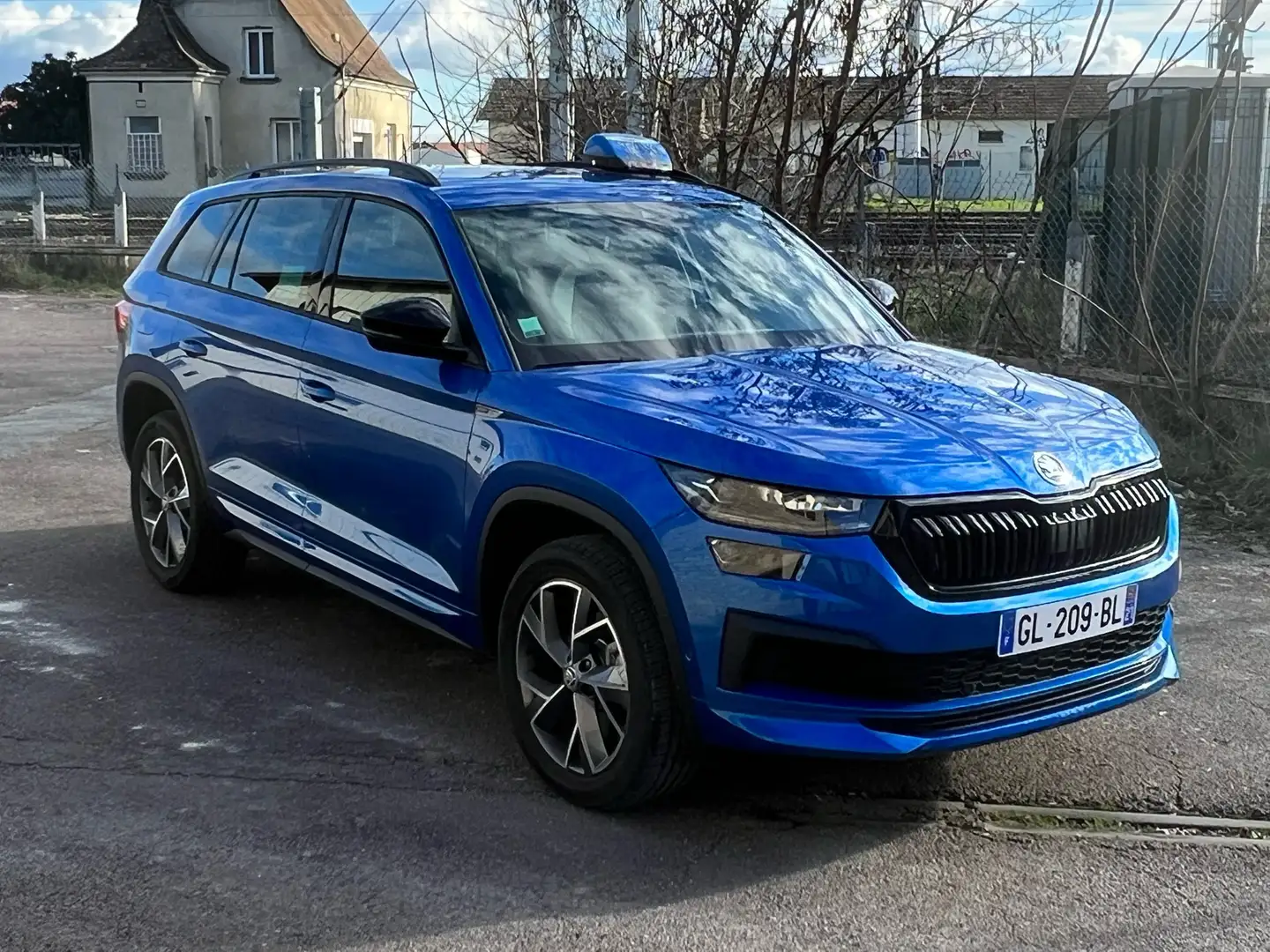 Skoda Kodiaq 2.0 TDI 150 SCR DSG7 5pl Sportline Bleu - 1