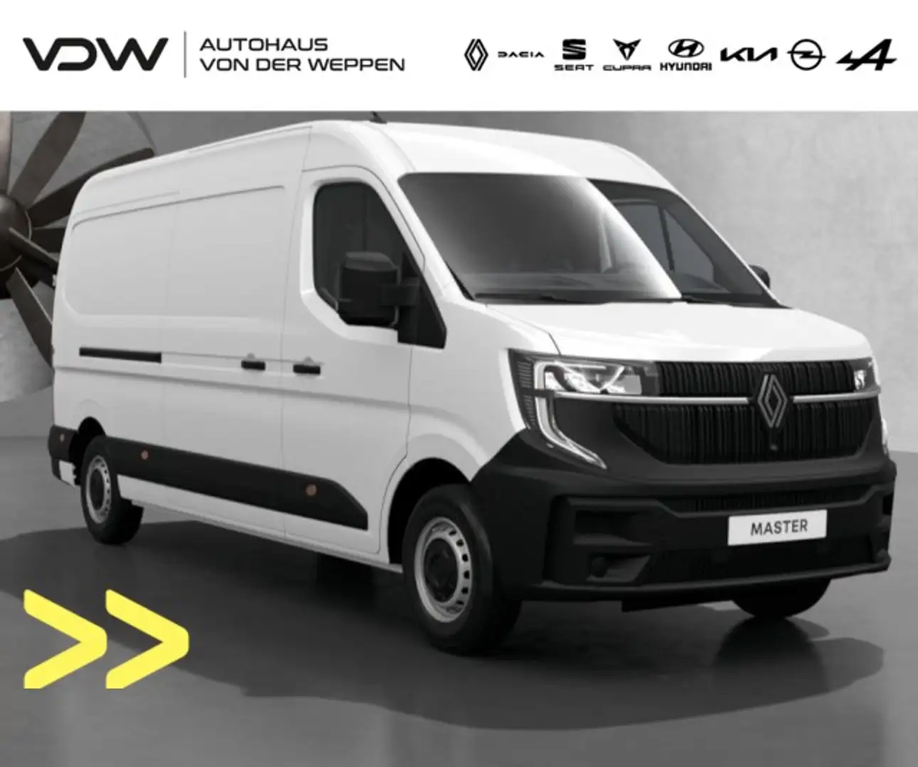 Renault Master IV Kasten extra L3H2 3,5t Blue dCi 150 Weiß - 1