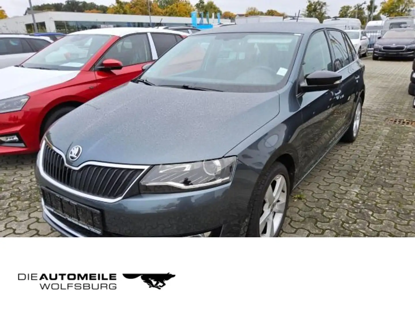 Skoda Rapid/Spaceback 1.0 TSI Style Tempo/Einparkhi/Mu Grau - 1