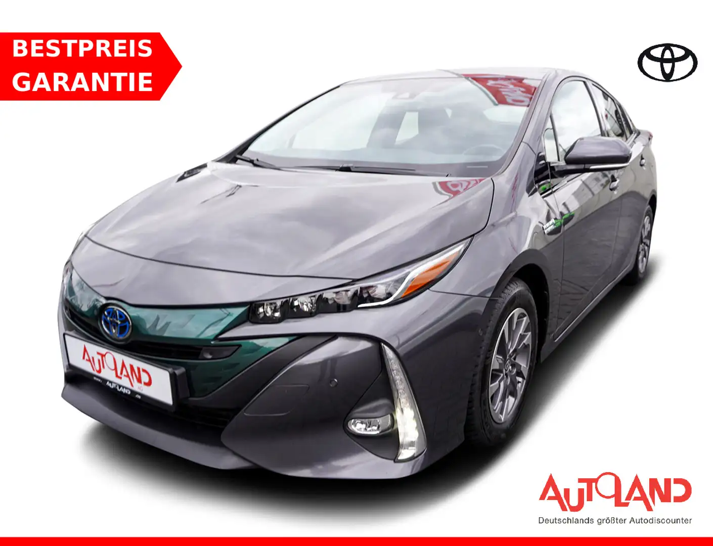 Toyota Prius 1.8 Hybrid Plug-in Navi Head-Up Totwinkel Grau - 1
